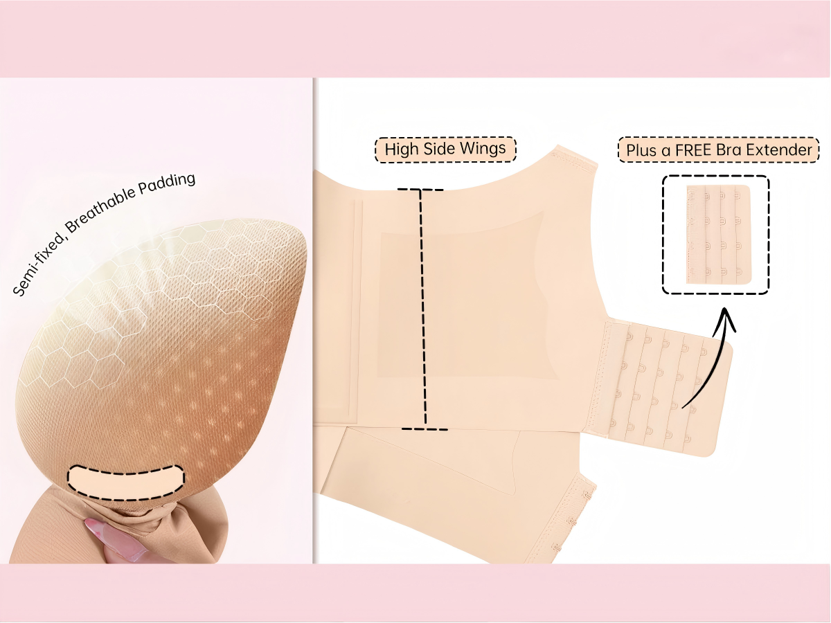 Vertvie|GRACE Classic T-Shirt Bra, Jelly Bras, Wireless Full Coverage for All Day Comfort Vertvie|GRACE Classic T-Shirt Bra, Jelly Bras, Wireless Full Coverage for All Day Comfort